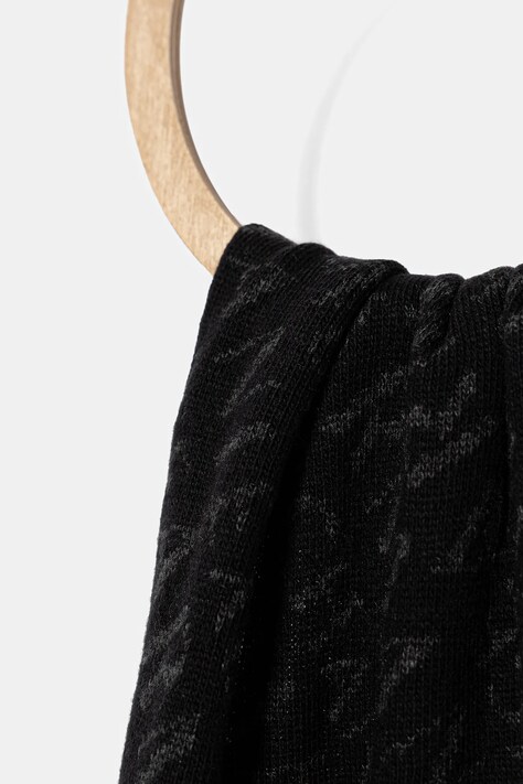 Šála Armani Exchange černá barva, 954650 CC312