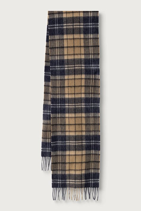 Barbour szalik wełniany multicolor USC0002