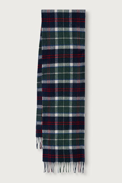 Barbour szalik wełniany multicolor USC0002