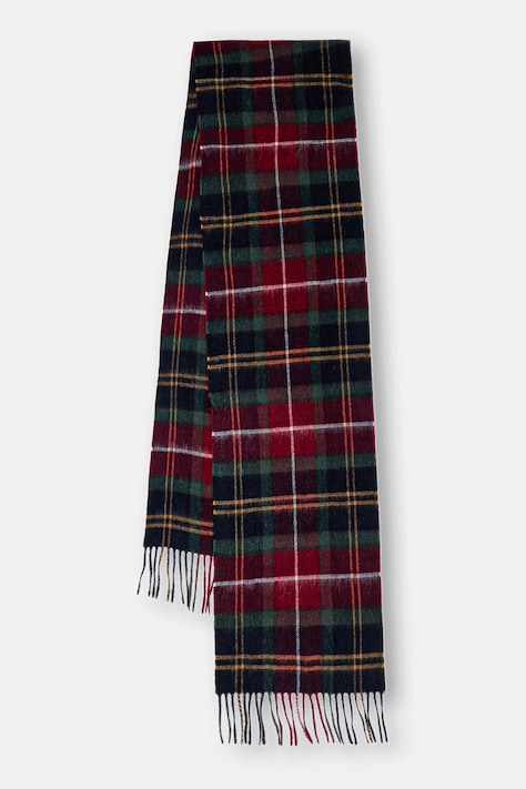 Barbour szalik wełniany kolor multicolor wzorzysty