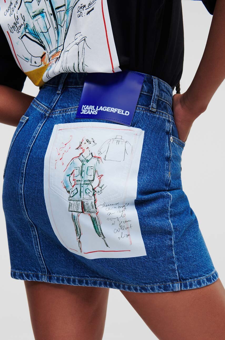 Τζιν φούστα Karl Lagerfeld Jeans