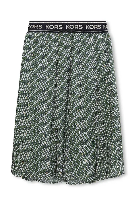 Dječja suknja Michael Kors boja: zelena, midi, širi se prema dolje