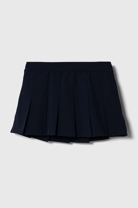 Abercrombie & Fitch spódnica dziecięca kolor granatowy mini rozkloszowana