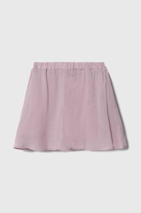 Дитяча спідниця United Colors of Benetton — AW23-SDG02Z, фіолетовий — фото 2