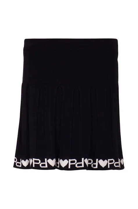 Dievčenská sukňa Pinko Up čierna farba, mini, puzdrová