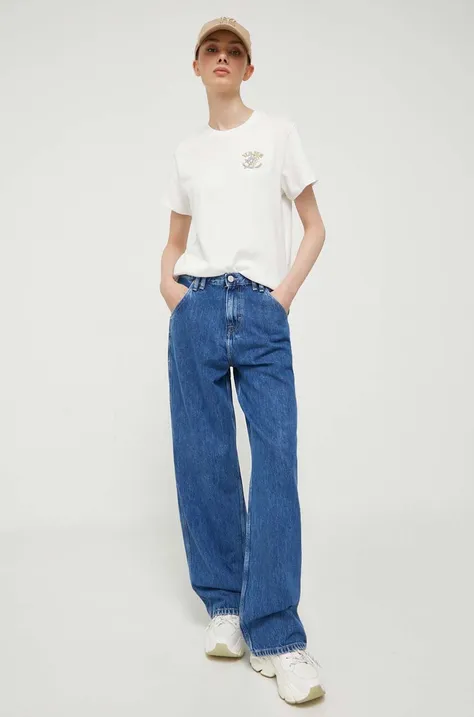 Tommy Jeans jeansy Daisy damskie kolor granatowy