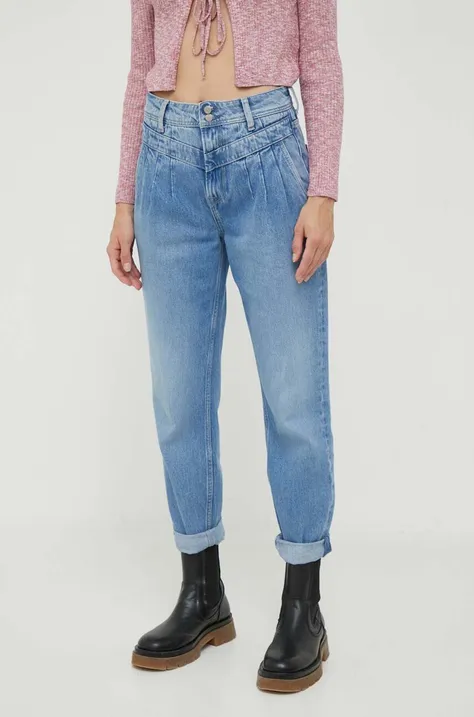 Pepe Jeans jeansy Violet damskie high waist