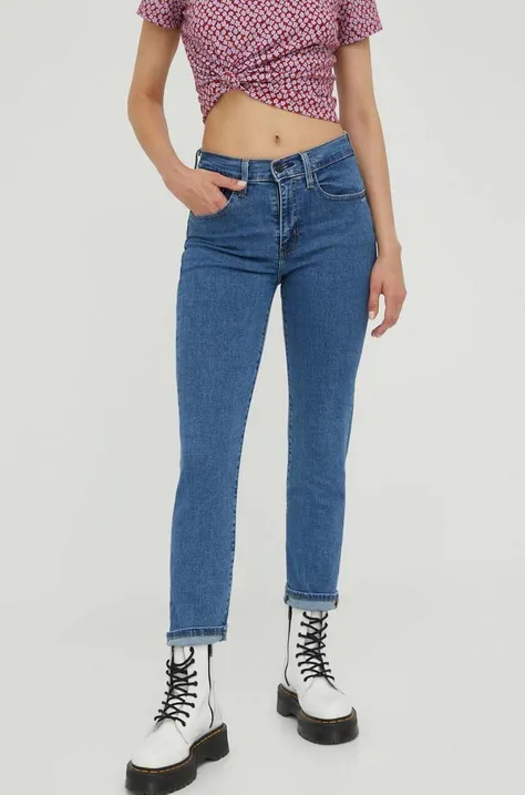 Levi's jeansy 724 HIGH RISE STRAIGHT damskie high waist