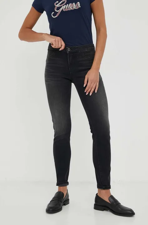 Armani Exchange jeansy damskie kolor szary
