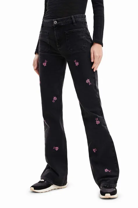 Desigual jeansi femei high waist