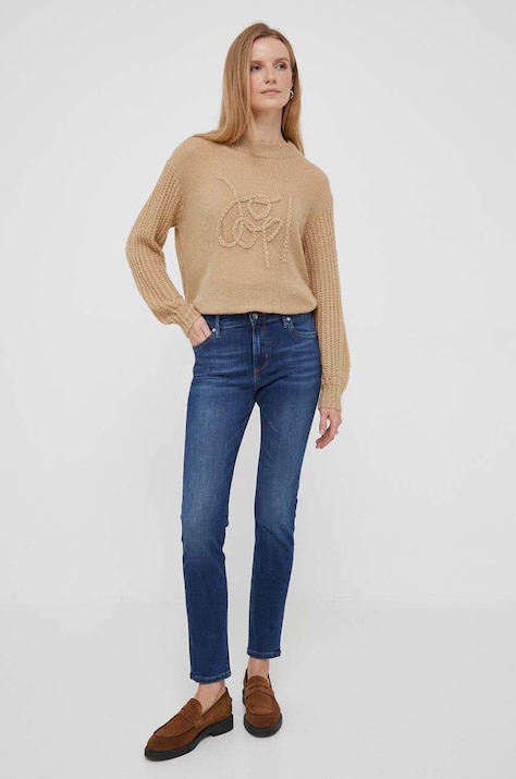 Traperice Joop! Sol za žene, boja: tamno plava