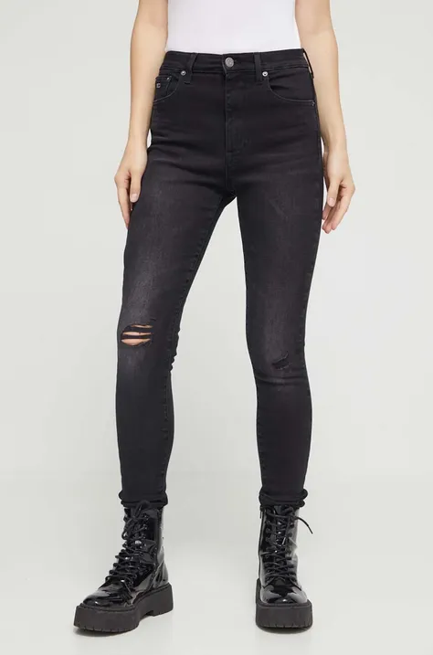 Tommy Jeans Sylvia femei, culoarea negru DW0DW16687