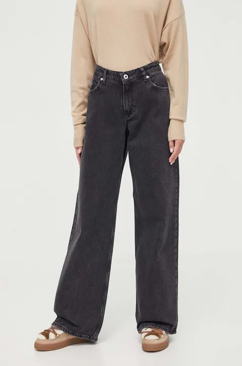 Rifle Karl Lagerfeld Jeans dámske, stredne vysoký pás