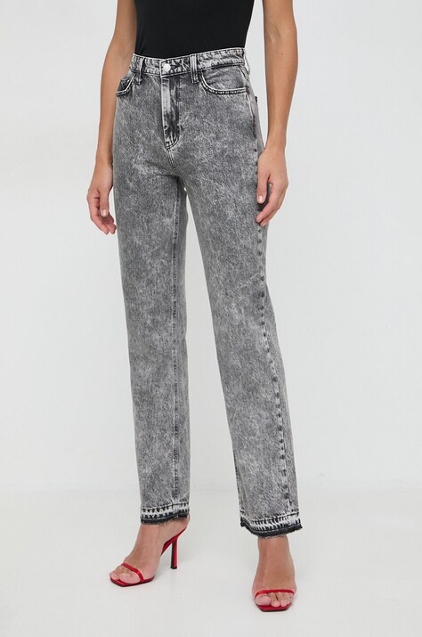 Дънки Guess в с висока талия W4RA33 D56B3