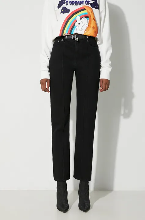 JW Anderson jeans femei, culoarea negru, DT0075.PG1334