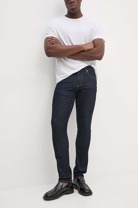Calvin Klein jeansi barbati, culoarea negru