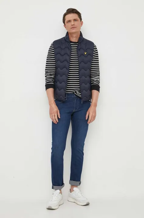 Calvin Klein jeansi barbati, culoarea albastru marin