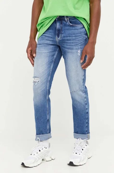 Karl Lagerfeld Jeans jeansy męskie kolor niebieski