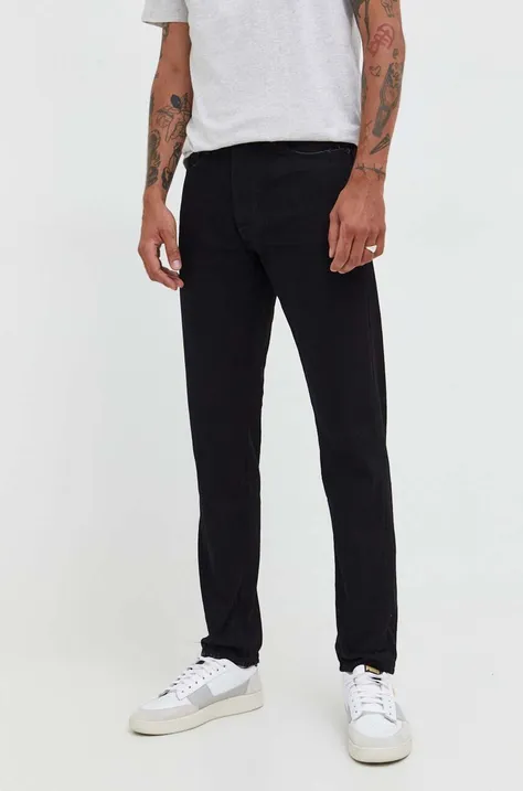 Abercrombie & Fitch jeansy 90's męskie kolor czarny