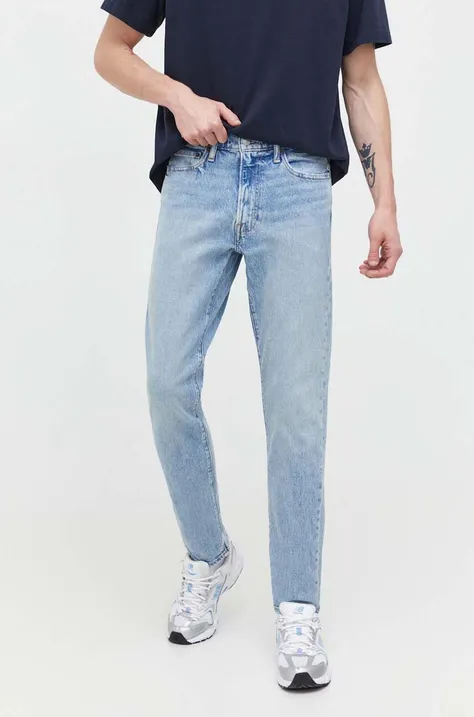 Abercrombie & Fitch jeansy męskie kolor niebieski