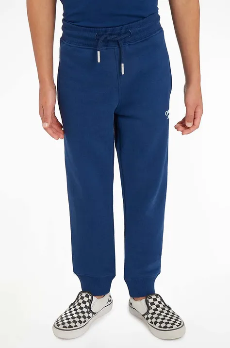 Παιδικό φούτερ Calvin Klein Jeans χρώμα: ναυτικό μπλε