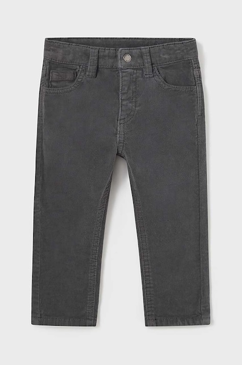 Штани для немовлят Mayoral колір сірий однотонні