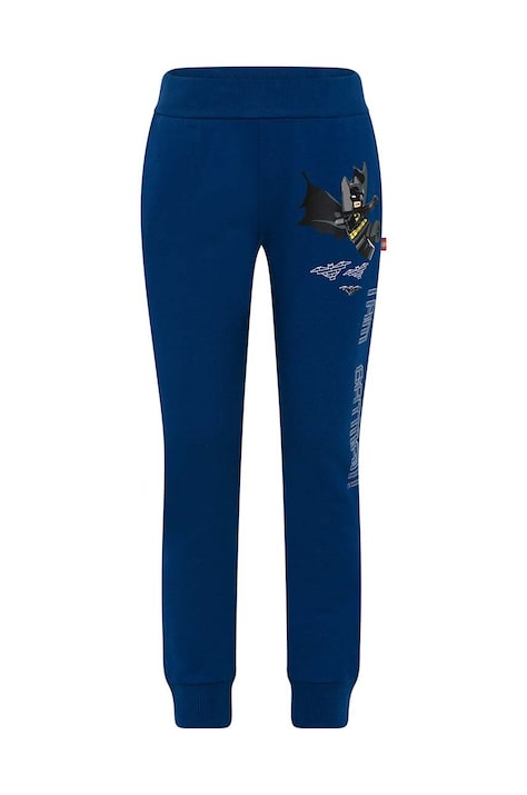 Dětské bavlněné tepláky Lego tmavomodrá barva, s potiskem