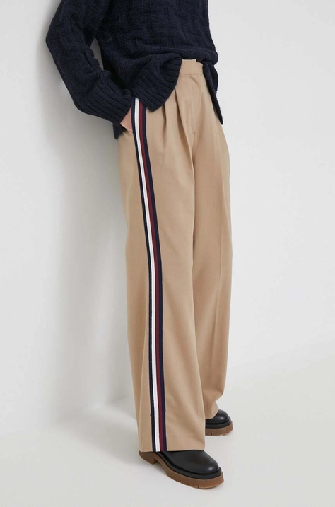 Tommy Hilfiger pantaloni in misto lana