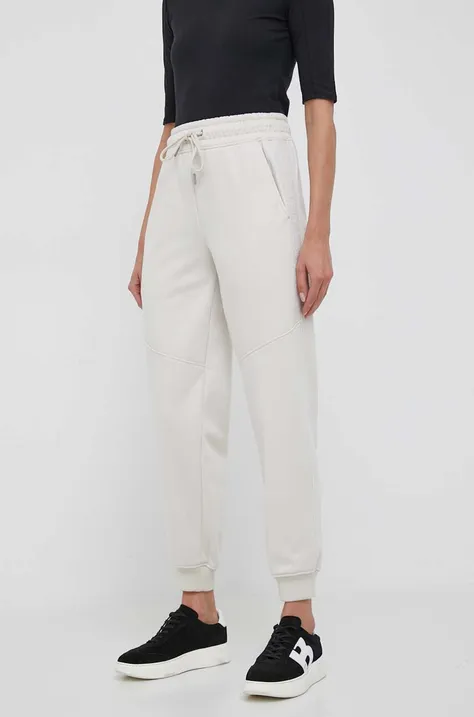 Спортивні штани Calvin Klein Jeans колір бежевий з принтом