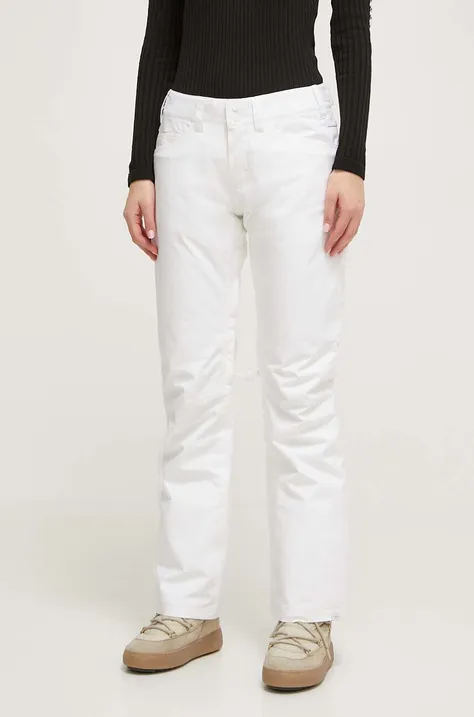 Roxy spodnie Backyard kolor biały