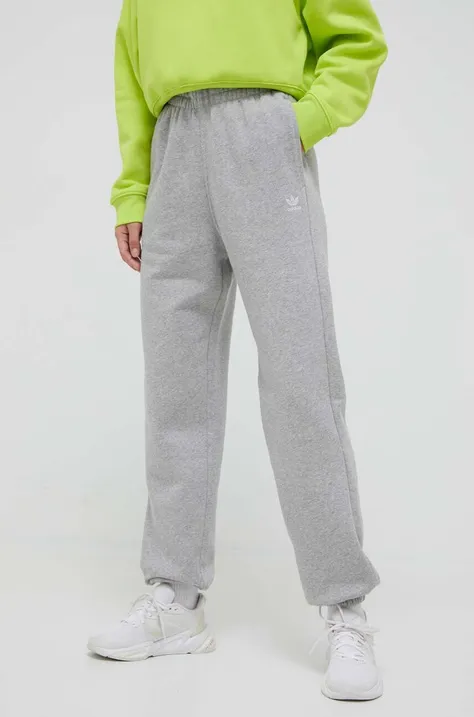 adidas Originals pantaloni de trening culoarea gri, melanj