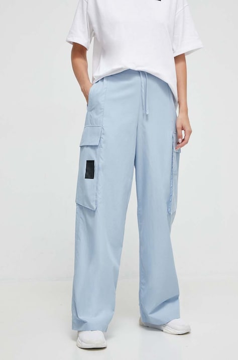 Брюки adidas женские широкие высокая посадка