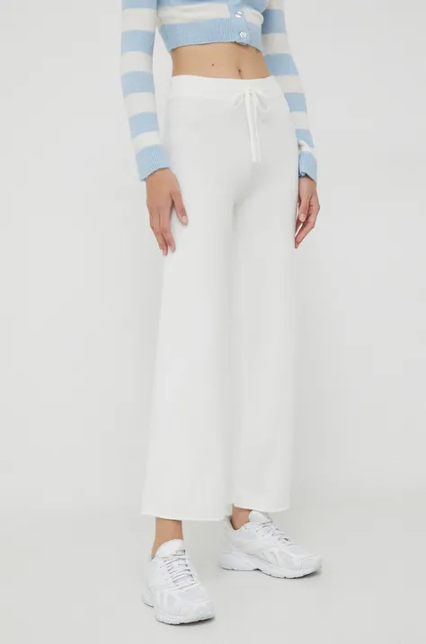 Παντελόνι φόρμας Deha χρώμα: άσπρο
