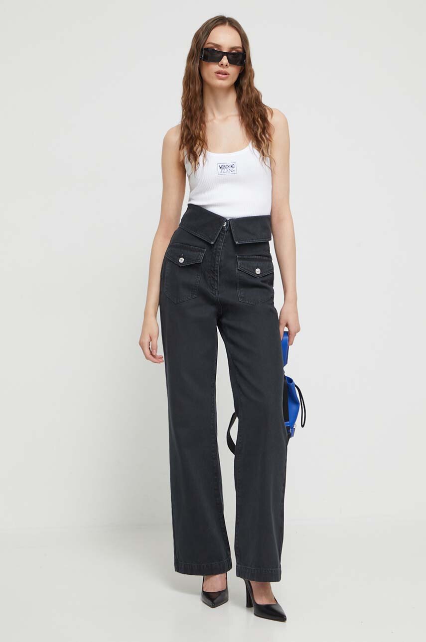 Moschino Jeans jeansy damskie high waist