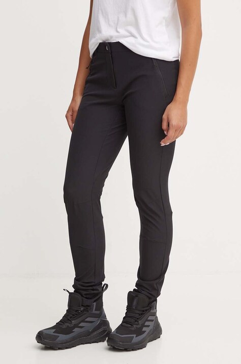 Jack Wolfskin pantaloni de exterior Geigelstein culoarea negru