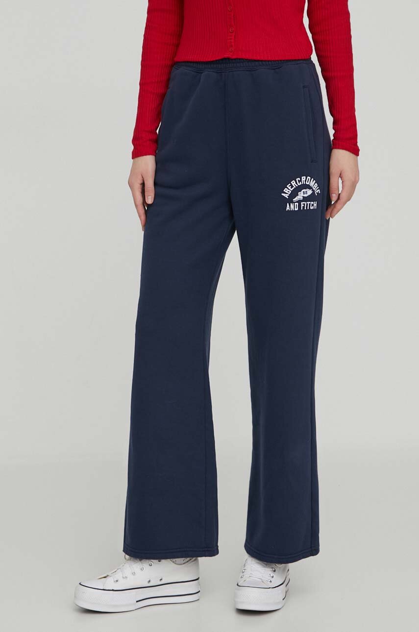 Abercrombie & Fitch pantaloni della tuta colore blu navy