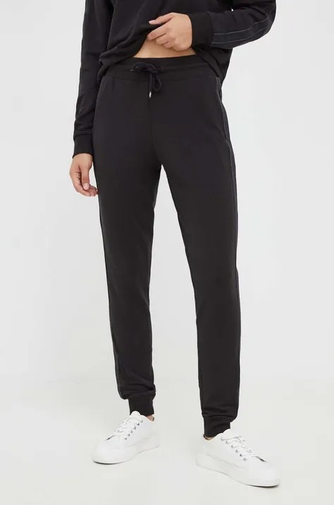 Homewear hlače Tommy Hilfiger boja: crna, UW0UW04785