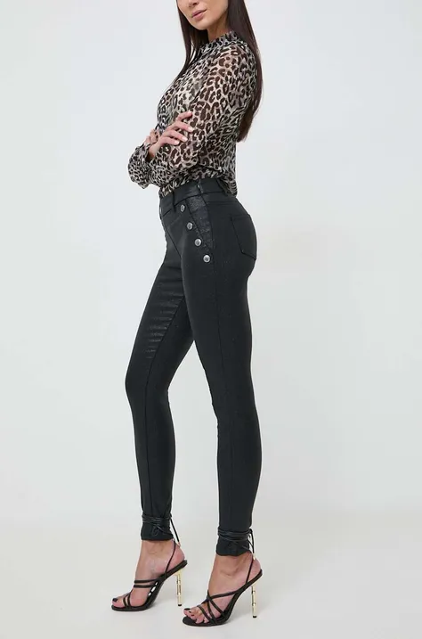 Παντελόνι Morgan χρώμα: μαύρο