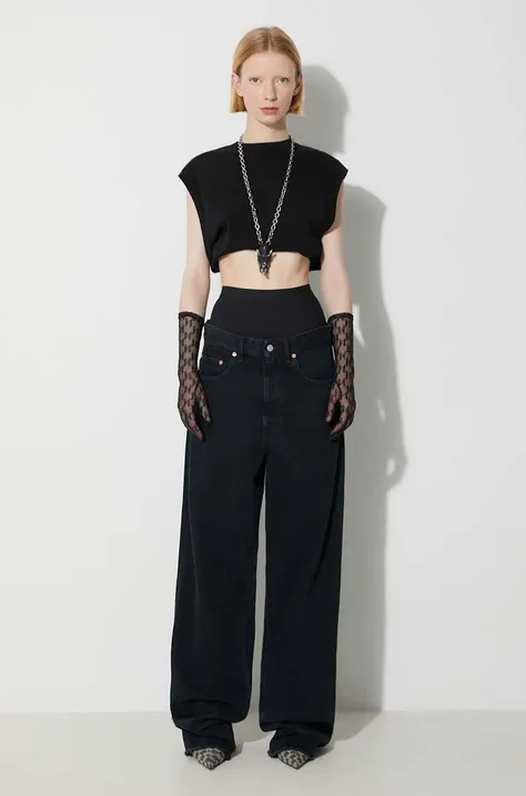 MM6 Maison Margiela jeansy Pants 5 Pockets damskie high waist S62LB0145