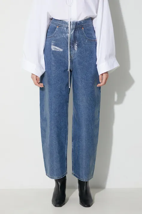 MM6 Maison Margiela jeansy Pants 5 Pockets damskie high waist S62LB0155