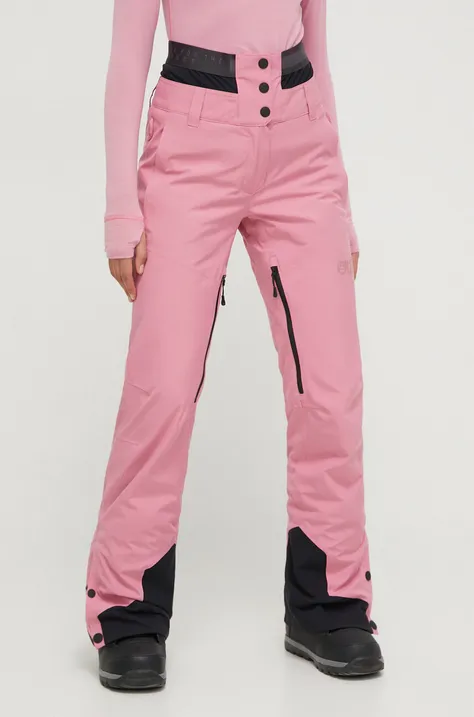 Picture pantaloni Exa culoarea roz