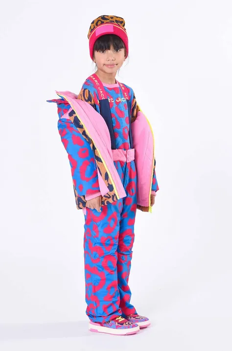 Παιδικό παντελόνι σκι Marc Jacobs χρώμα: ροζ