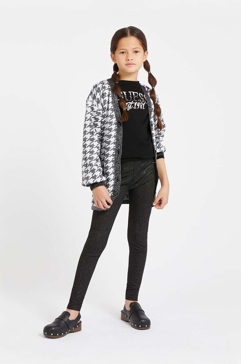 Детские леггинсы Guess цвет чёрный