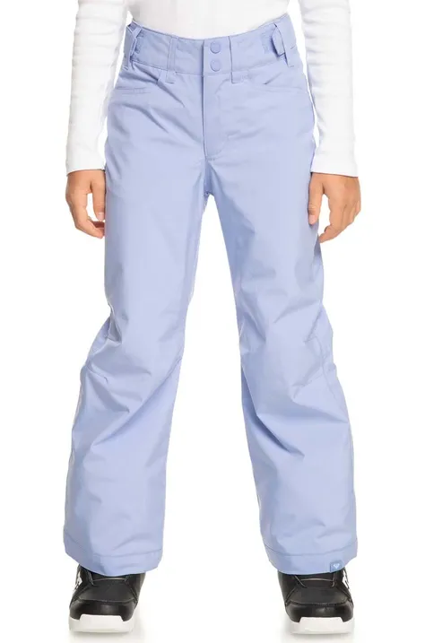 Otroške smučarske hlače Roxy BACKYARD G PT SNPT vijolična barva