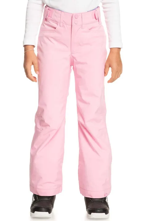 Roxy spodnie narciarskie dziecięce BACKYARD G PT SNPT kolor różowy