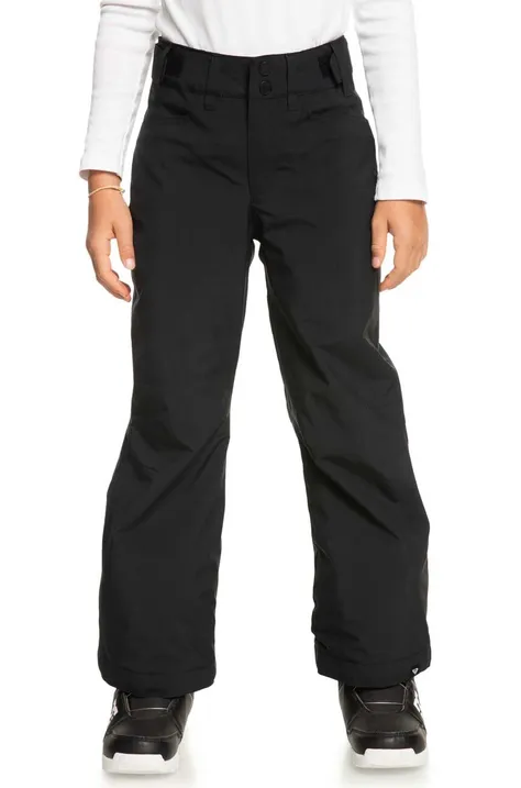 Παιδικό παντελόνι σκι Roxy BACKYARD G PT SNPT χρώμα: μαύρο