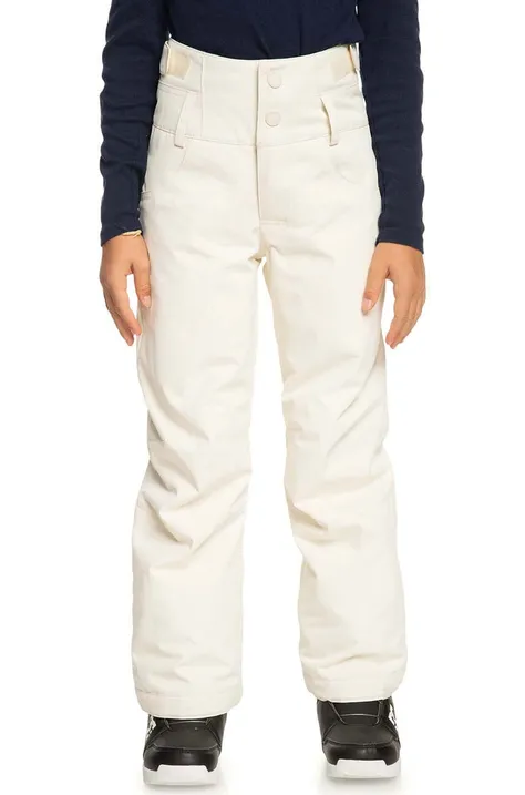 Παιδικό παντελόνι σκι Roxy DIVERSION GIRL SNPT χρώμα: μπεζ