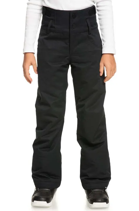 Παιδικό παντελόνι σκι Roxy DIVERSION GIRL SNPT χρώμα: μαύρο