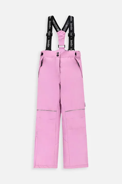Παιδικό παντελόνι σκι Lemon Explore χρώμα: μοβ