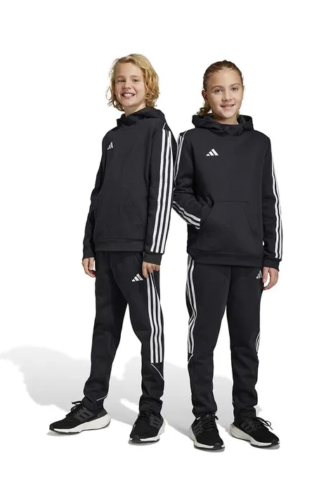 adidas Performance spodnie dresowe dziecięce TIRO23L SW PNTY kolor czarny z aplikacją